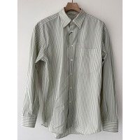 AURALEE A22SS01FS  FINX STRIPE SHIRTS ꡼ ե󥯥 ȥ饤ץ (GREEN)