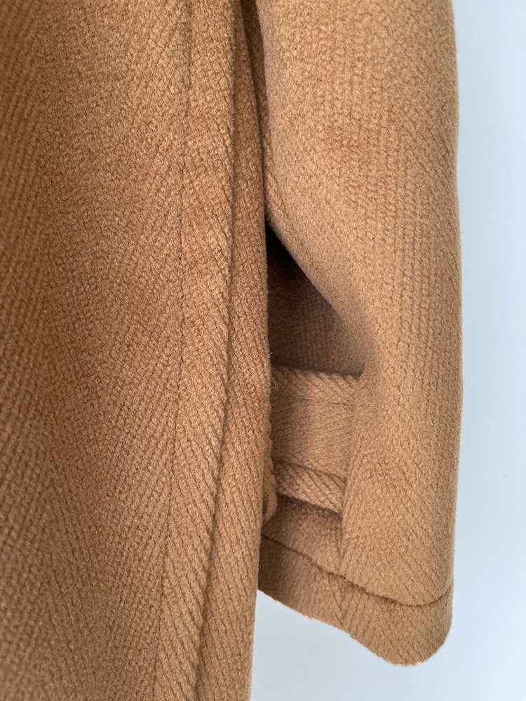 AURALEE  A22AC01WH WOOL HERRINBONE PILE DUFFLE COAT ������꡼  ���åե륳����(BRN)