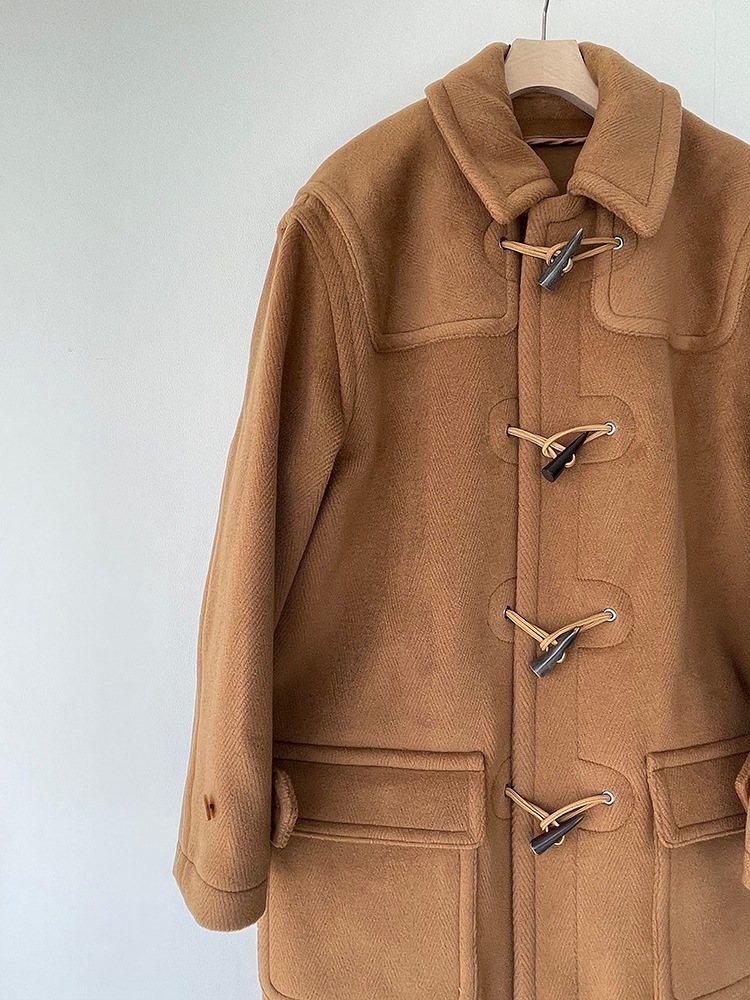 AURALEE  A22AC01WH WOOL HERRINBONE PILE DUFFLE COAT ������꡼  ���åե륳����(BRN)