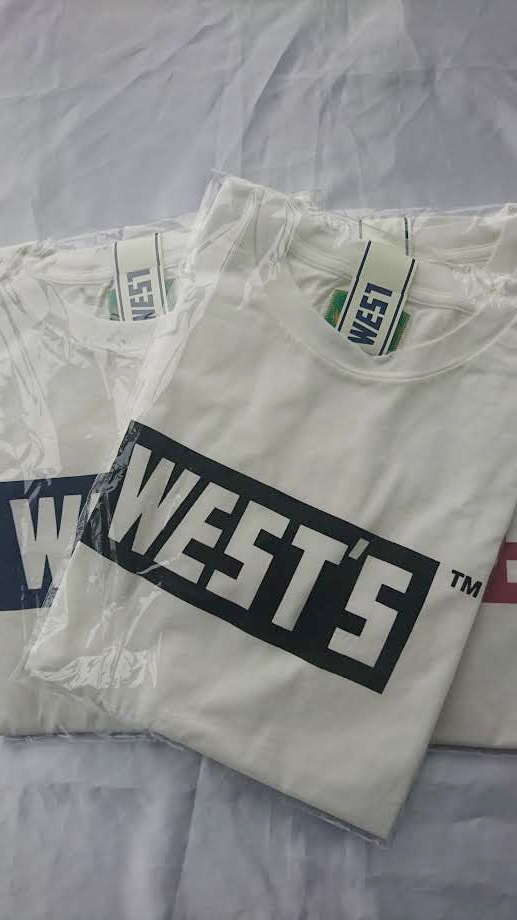 WESTOVERALLS T-SHIRT (W/BK) / �������ȥ����С������륺 T�����