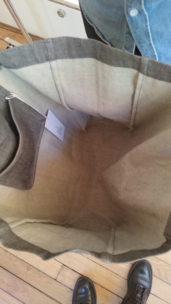 SPRING 2018 SATURDAYS NEW YORK CITY ESTABLISHED USA TOTE / ǡ USA ֥å ȡȥХå (KHAKI)