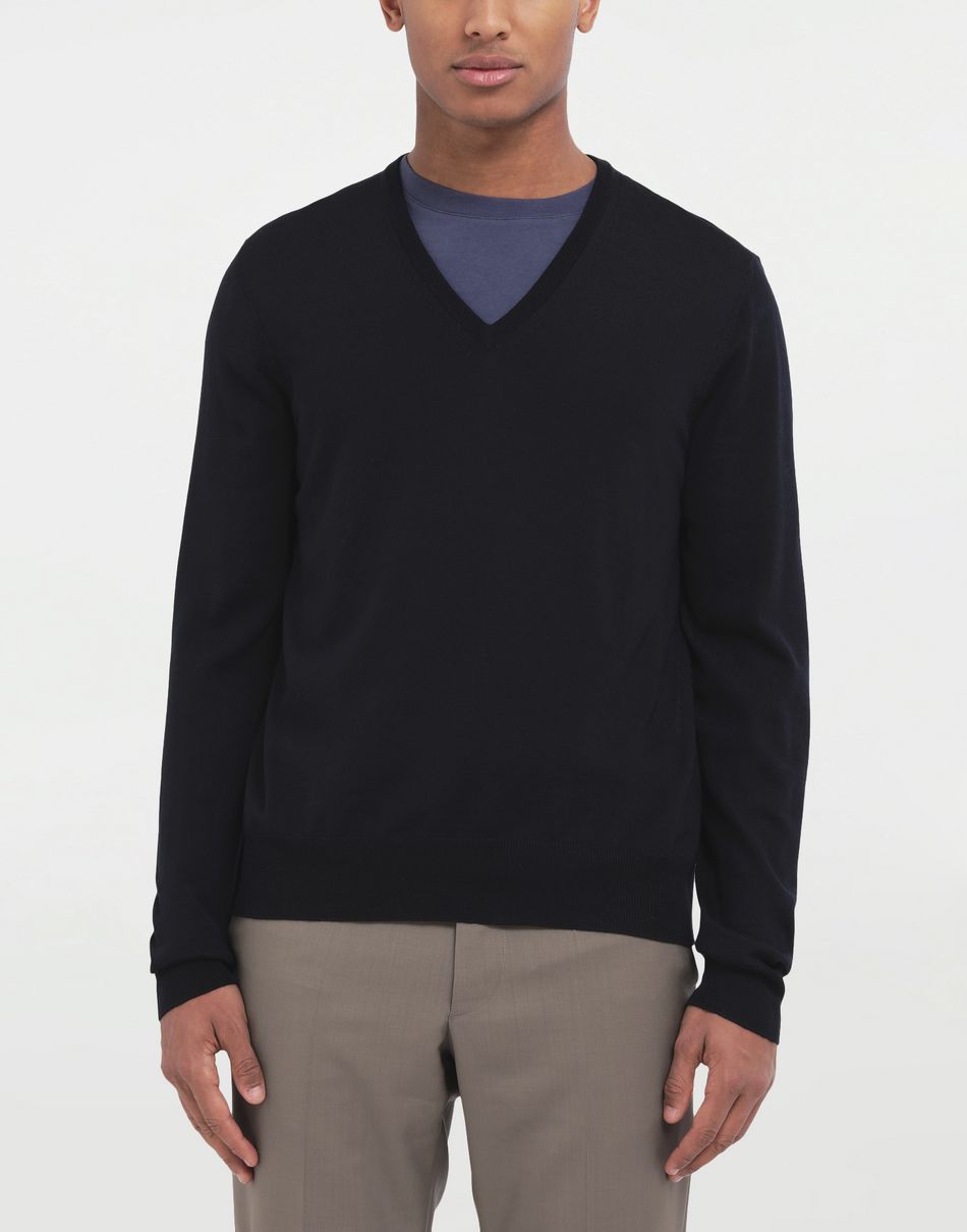 MAISON MARGIELA SPLICED KNIT (NAVY) S50HA0941/ �᥾��ޥ른���� ���ץ饤�� �˥åȡ������