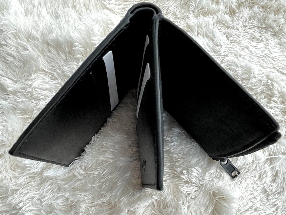 MAISON MARGIELA WALLET (BLK/WHITE)  / �᥾��ޥ른���� ���å� ������å� /����