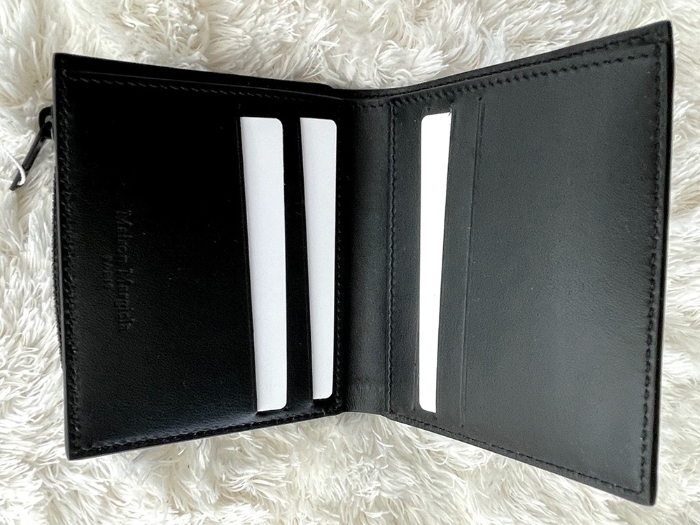MAISON MARGIELA WALLET (BLK/WHITE)  / �᥾��ޥ른���� ���å� ������å� /����