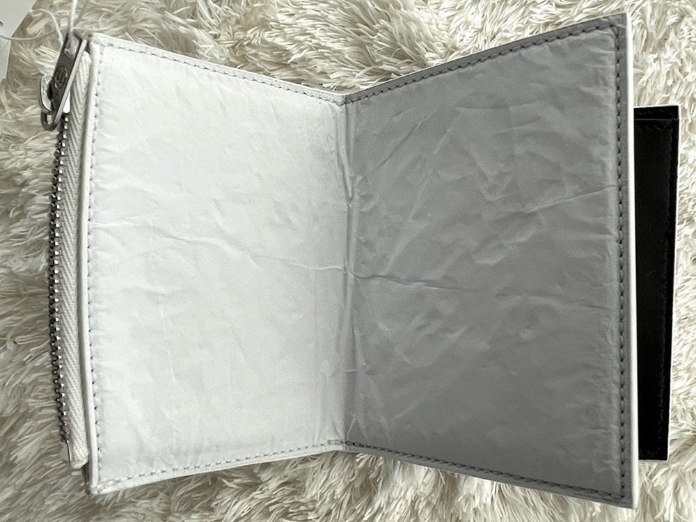 MAISON MARGIELA WALLET (BLK/WHITE)  / �᥾��ޥ른���� ���å� ������å� /����
