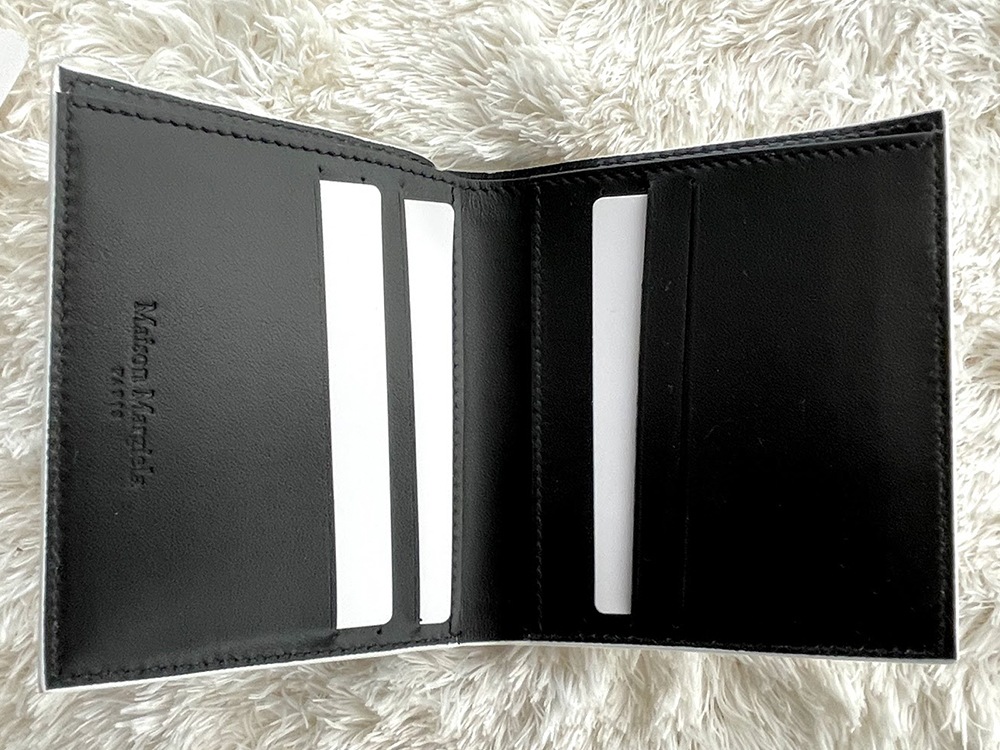 MAISON MARGIELA WALLET (BLK/WHITE)  / �᥾��ޥ른���� ���å� ������å� /����
