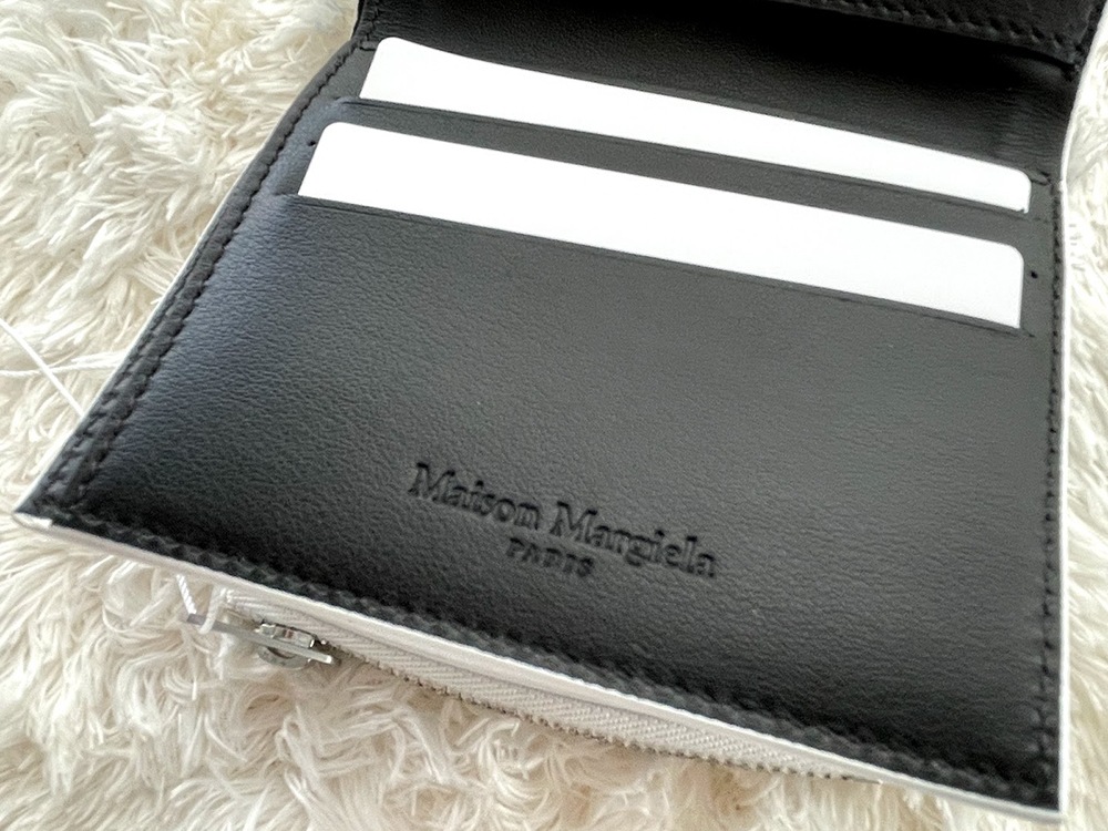 MAISON MARGIELA WALLET (BLK/WHITE)  / �᥾��ޥ른���� ���å� ������å� /����