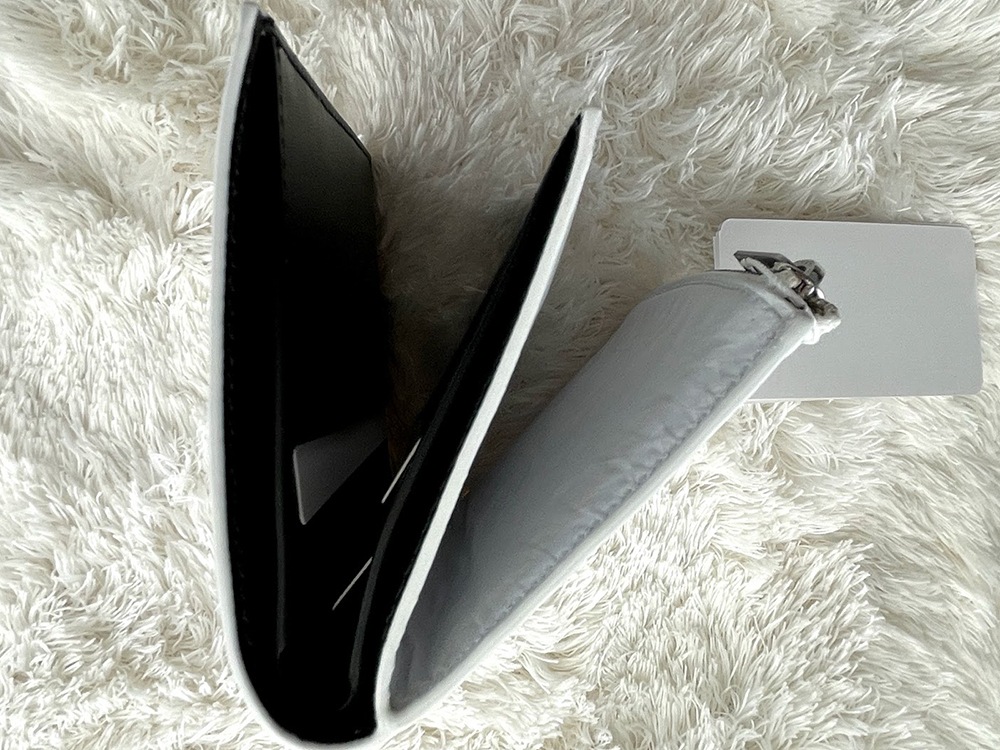 MAISON MARGIELA WALLET (BLK/WHITE)  / �᥾��ޥ른���� ���å� ������å� /����