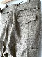 AURALEE SUPER MILLED SHETLAND WOOL BELTED FIELD PANTSA21AP02LH꡼  ٥ȥѥ TOP GRAY BEIGE