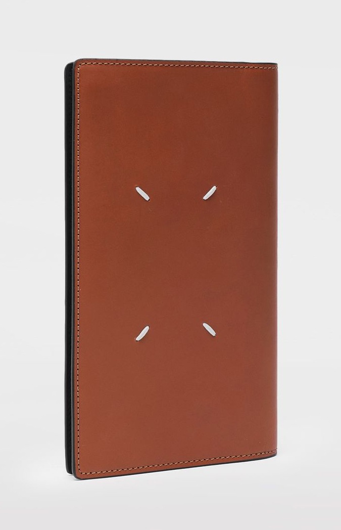 MAISON MARGIELA WALLET (BLK) (BROWN)  / �᥾��ޥ른���� ���󥰥쥶��������å�