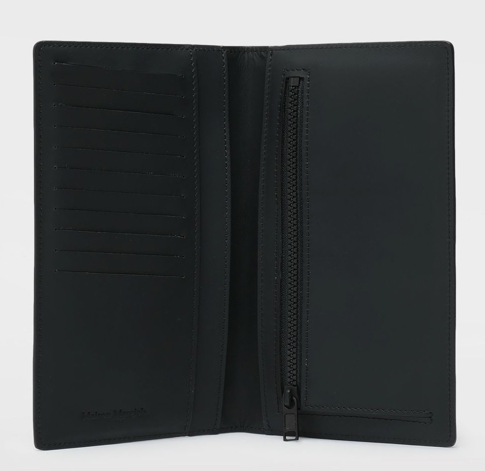 MAISON MARGIELA WALLET (BLK) (BROWN)  / �᥾��ޥ른���� ���󥰥쥶��������å�