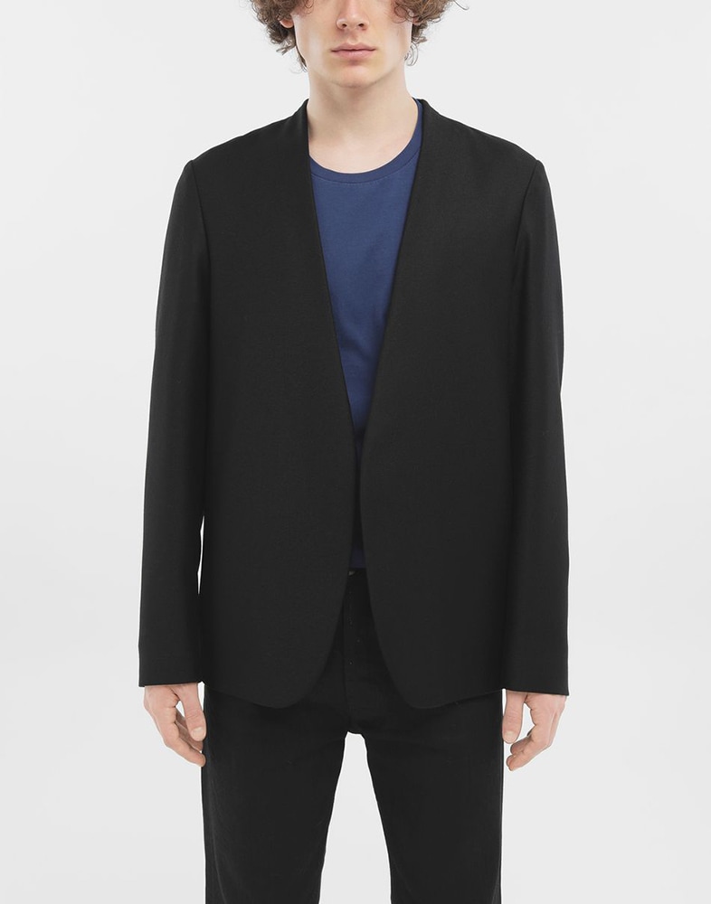 Maison Margiela Jacket Blk メゾンマルジェラ カラーレス ノーカラー ジャケット Brand Maison Margiela Salone Maison Margiela Jacket Blk メゾンマルジェラ カラーレス ノーカラー ジャケット Brand Maison Margiela Salone