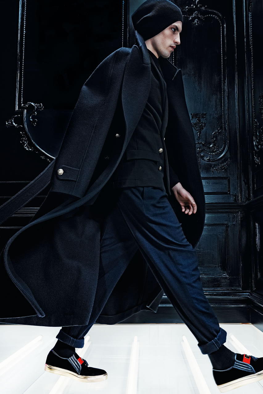 BALMAIN HOMME CASHMERE RIB BEANIE Хޥ󥪥 ߥӡ ˥åȥå