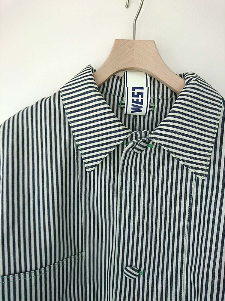 WESTOVERALLS HICKORY DENIM R-L TAILORALL JACKET (W/N) / �������ȥ����С������륺 ��С����֥른�㥱�å� �ҥå��꡼