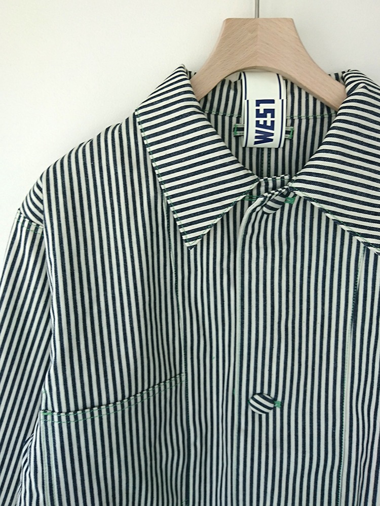 WESTOVERALLS HICKORY DENIM R-L TAILORALL JACKET (W/N) / �������ȥ����С������륺 ��С����֥른�㥱�å� �ҥå��꡼