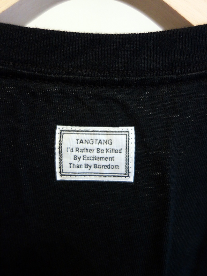 TANGTANG PRINT TEE - (BLK)  / 󥿥 ץȣԥ ١ȡ٥