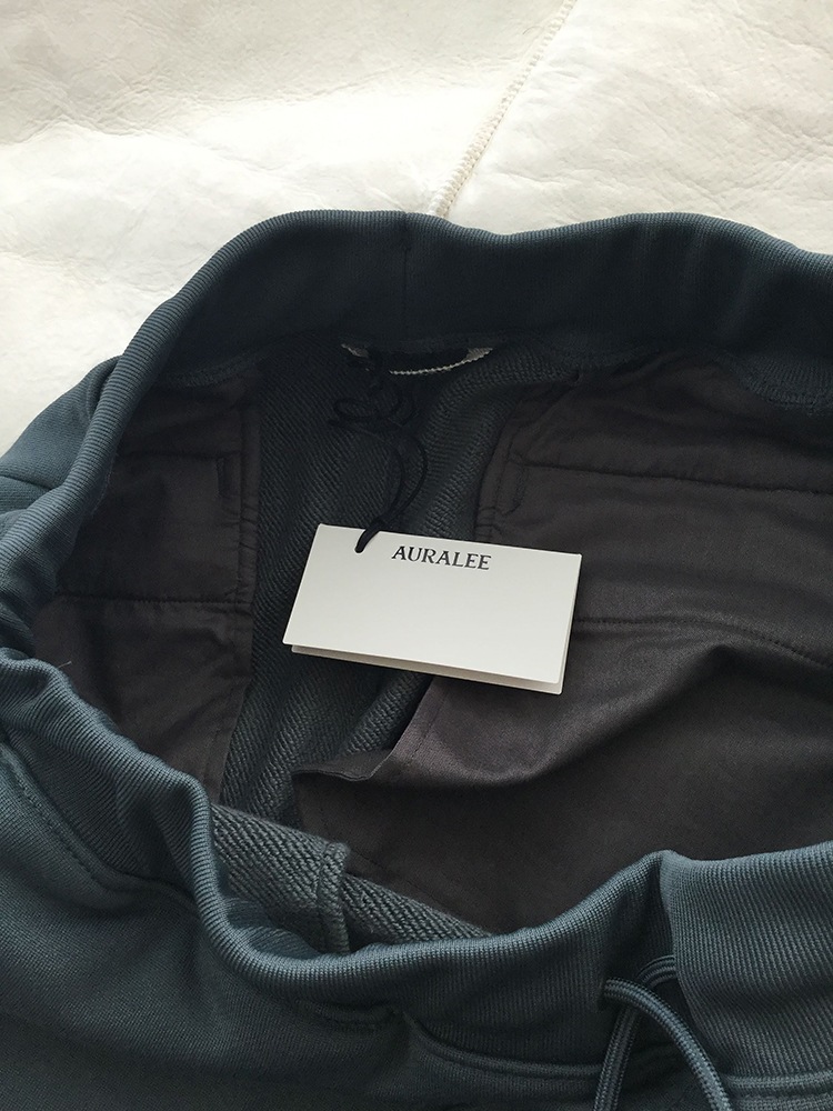 AURALEE A20SP04PU  POLYESTER SWEAT SHORTS ꡼ 硼 BLUE GRAY