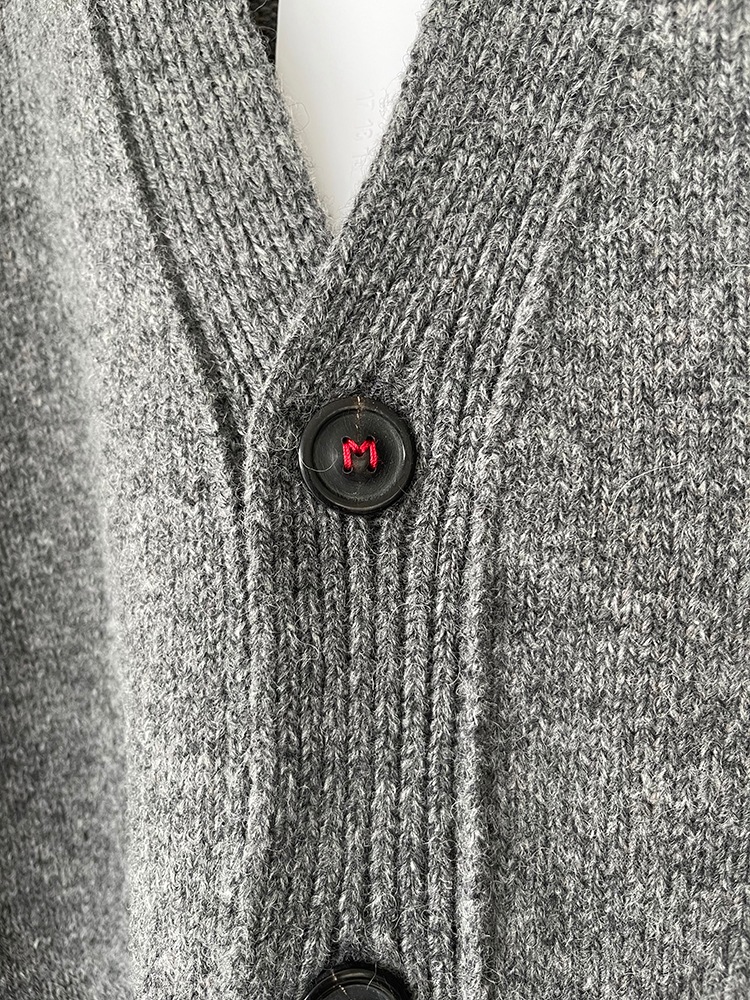 MAISON MARGIELA CARDIGAN/ �᥾��ޥ른���� ����ܡ��ѥå������ǥ�����SI1GP0003��S18064860F