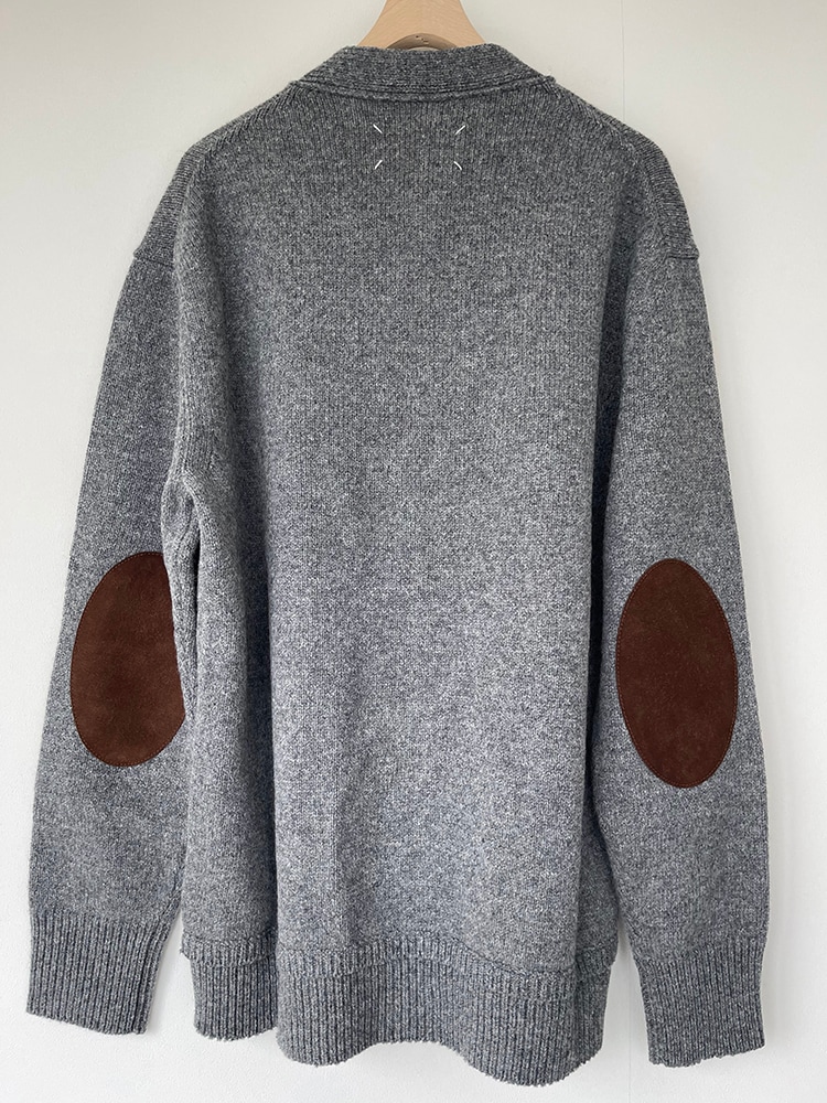 MAISON MARGIELA CARDIGAN/ �᥾��ޥ른���� ����ܡ��ѥå������ǥ�����SI1GP0003��S18064860F