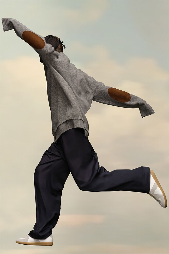 MAISON MARGIELA CARDIGAN/ �᥾��ޥ른���� ����ܡ��ѥå������ǥ�����SI1GP0003��S18064860F