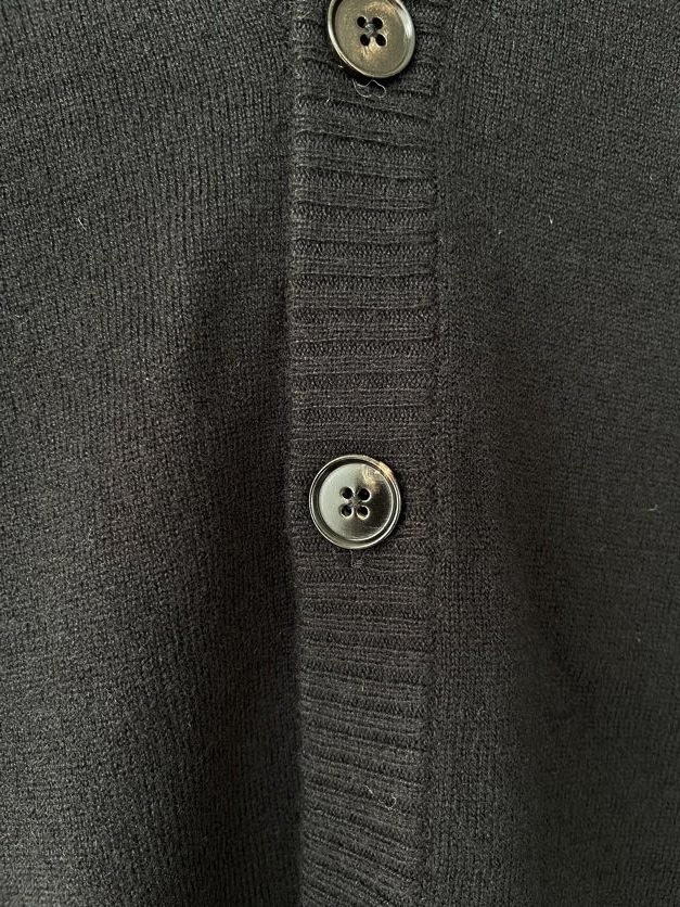 MAISON MARGIELA CARDIGAN/ �᥾��ޥ른���� ����ܡ��ѥå������ǥ����󡡥֥�å� S30HA0908