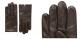MAISON KITSUNE LEATHER GLOVE  / �᥾�󥭥ĥ� �쥶�����åץ������� (BROWN)