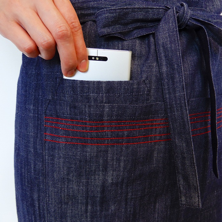 ��De la apron��wear�ۥɥ� �� �饤�ȥ��󥹥ǥ˥� + �������� �ɤ����夦 ������ ���ץ���