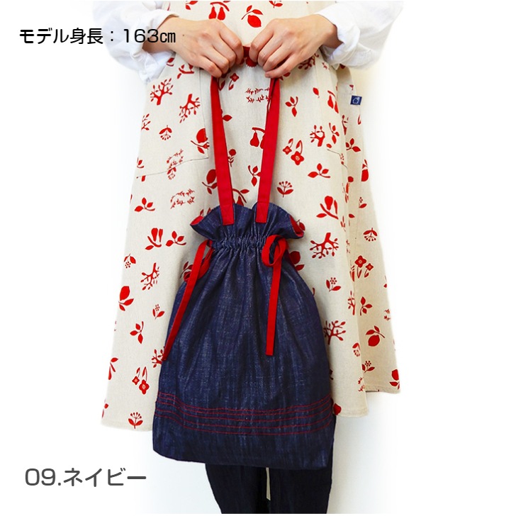 ��De la apron��wear�ۥɥ� �� �饤�ȥ��󥹥ǥ˥�+��������ɤ��夦 ���� �Хå�