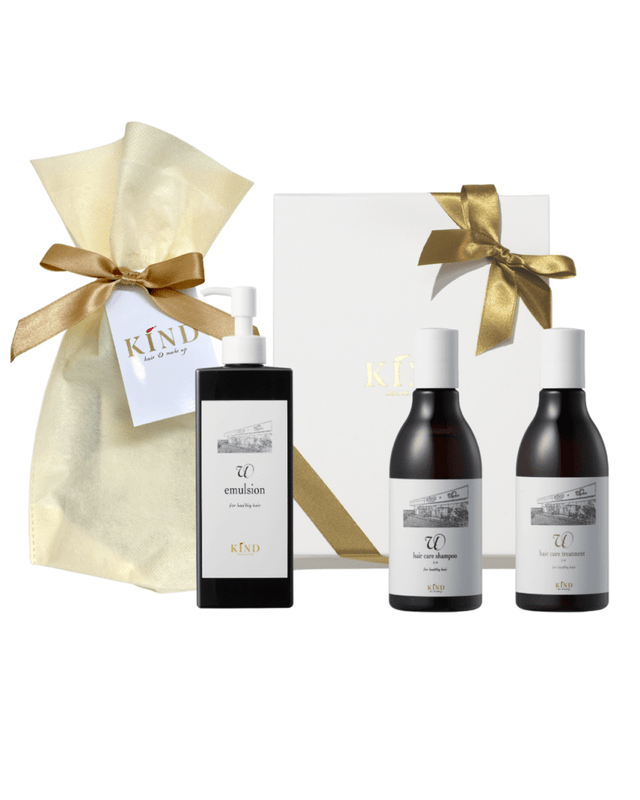 父の日ギフトにもおすすめ【GIFT　SET】u Shampoo & Treatment 2.0 （250mlセット）+ u emulsion （200g）
