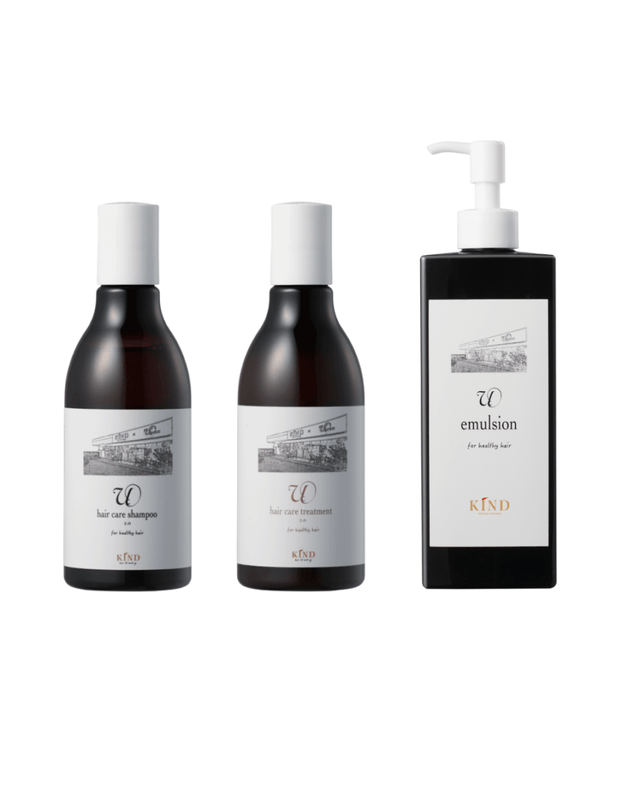 【まずは1ヶ月試してみたい方におすすめ】u Shampoo & Treatment 2.0 （250ml セット）＋ u emulsion （200g）