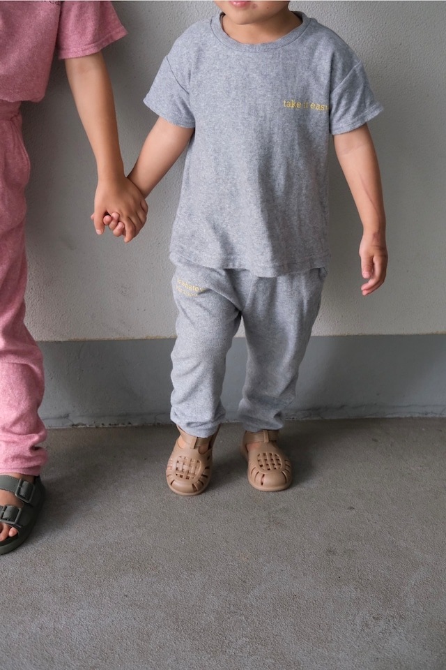 Organic Cotton Pail Jogger Pants グレー