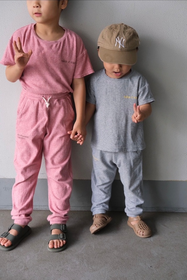 Organic Cotton Pail Jogger Pants グレー