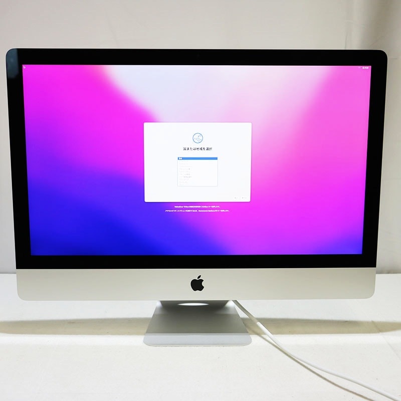 Macデスクトップ iMac Retina 5K 27 2019 i5/16GB/FD 1.03TB iMac Retina 5K 27 2019 i5/16GB/FD 1.03TB