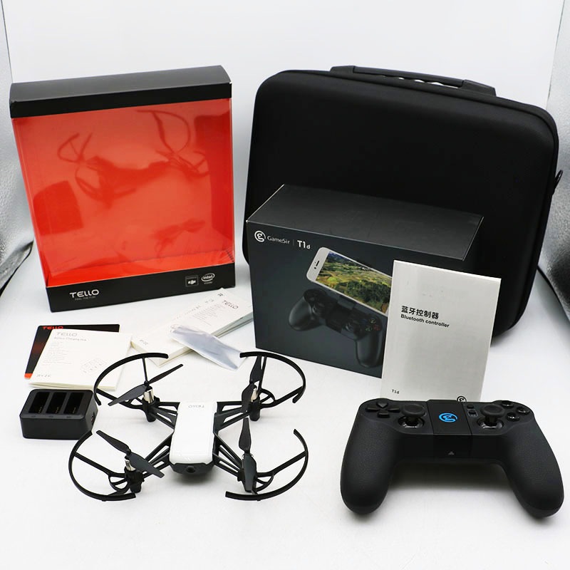 Tello ドローン 本体機/GameSir T1d コントローラー/ケース付き RYZE TELLO/GameSir T1d コントローラー/ケース セット Tello ドローン