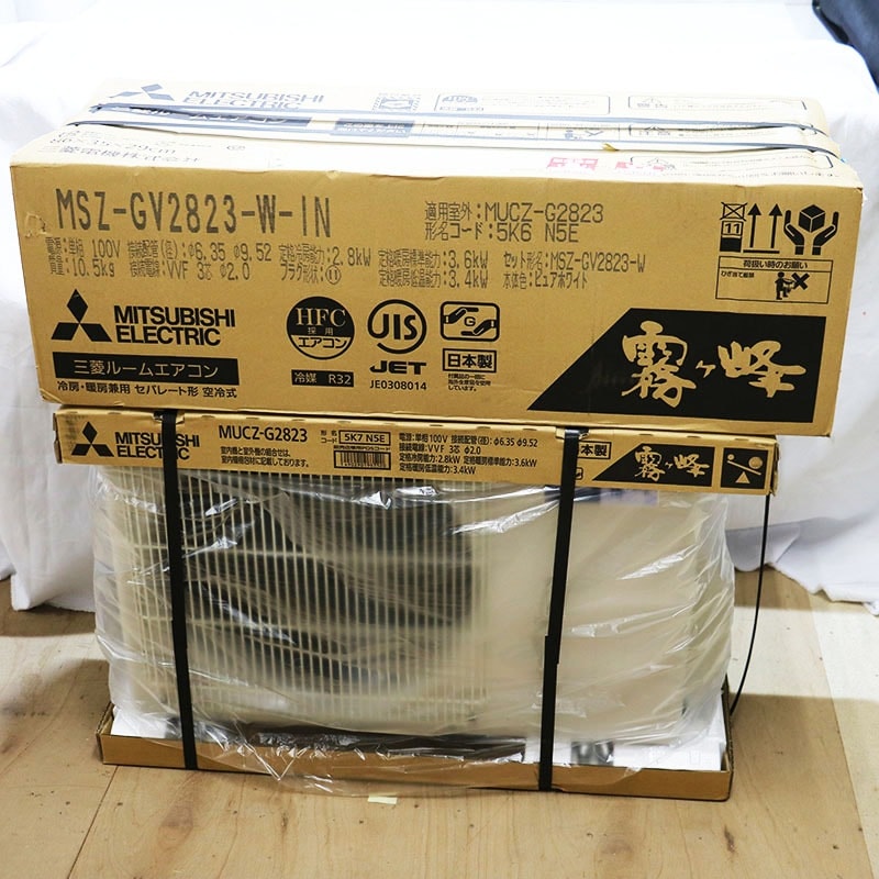 MITSUBISHI MSZ-GV2823-W 10畳用エアコン 2023年製 MSZ-GV2823-W 三菱電機 霧ヶ峰 ルームエアコン GVシリーズ