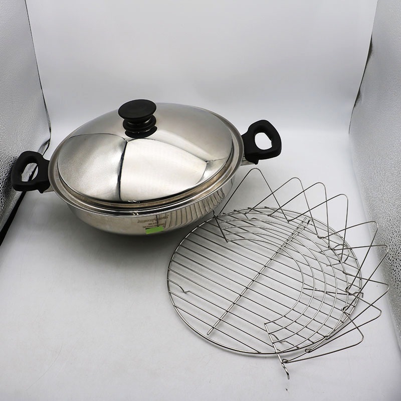 Amway Queen ウォック Amway Queen 7-Ply Wok & Lid アムウェイ クイーン