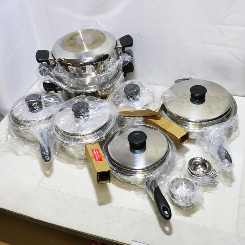 Amway アムウェイ 鍋 21ピースセット と インダクションレンジ @ ピカピカ美品 Amway アムウェイ 鍋 21ピースセットとインダクション