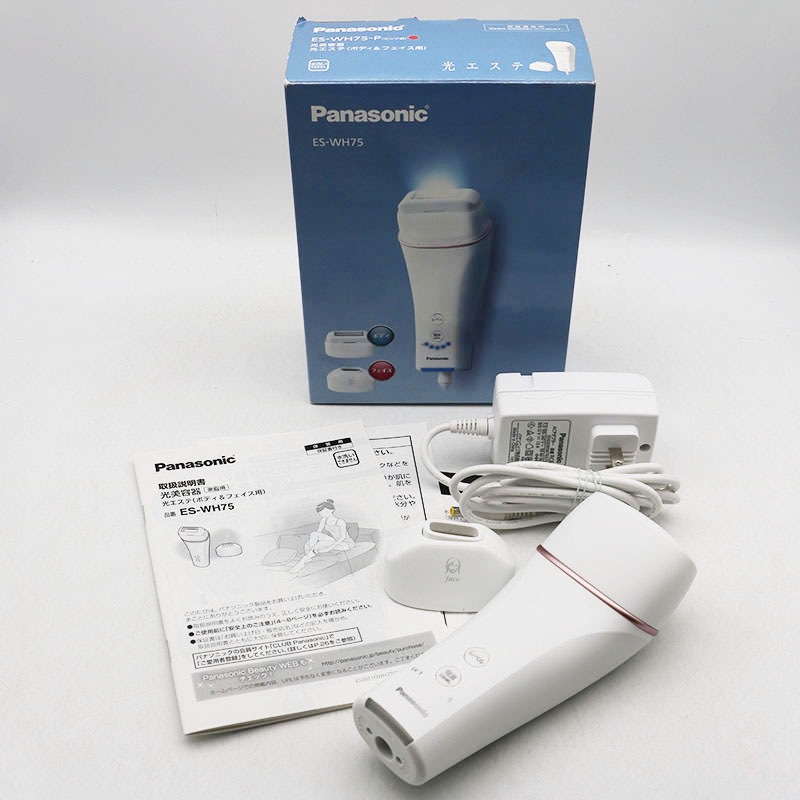Panasonic 光美容器　光エステ ES-WH75-P 未使用品 美品】Panasonic パナソニック 光美容器 ES-WH75 Panasonic 光エステ