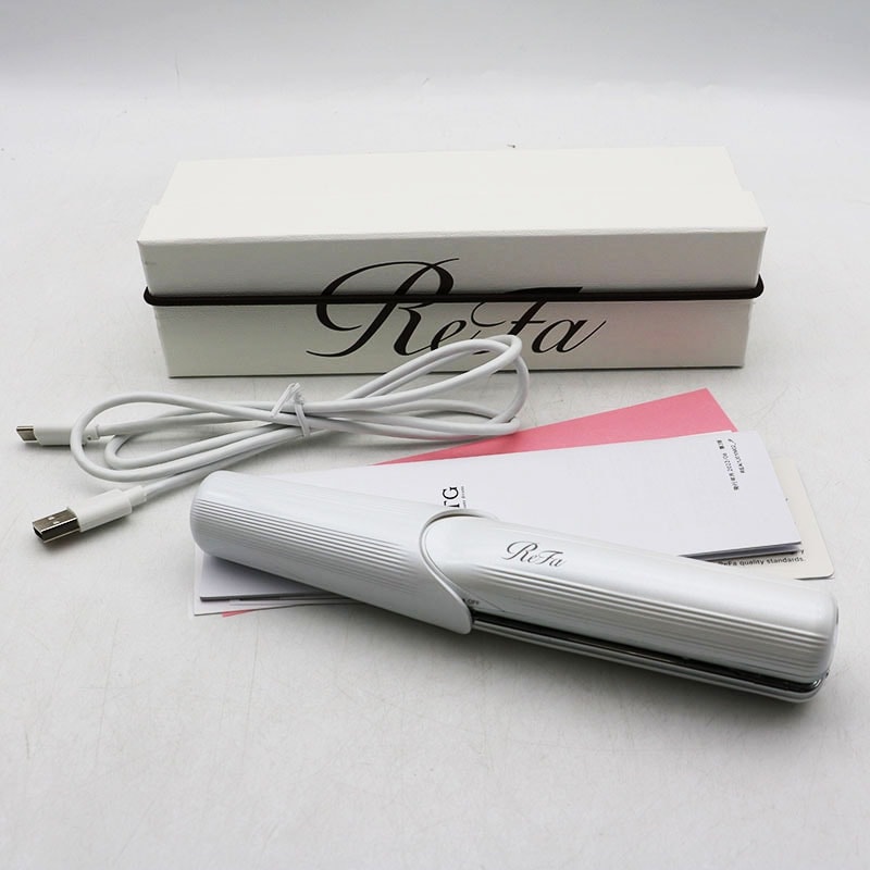 #みち#【未使用】ReFaフィンガーアイロン RE-AI02A（ホワイト） リファ Refa ビューテック フィンガーアイロン ヘアアイロン