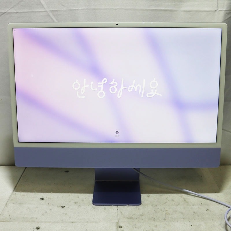 ◎極美品 Apple iMac 24 インチ, M1, 2021 パープル 8GB/SSD