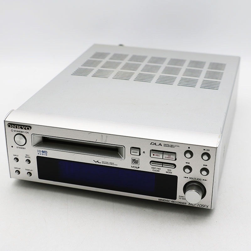 ONKYO INTEC275 MDデッキ Hi-MD対応 MD-133 シルバー 公式通販 MD-133