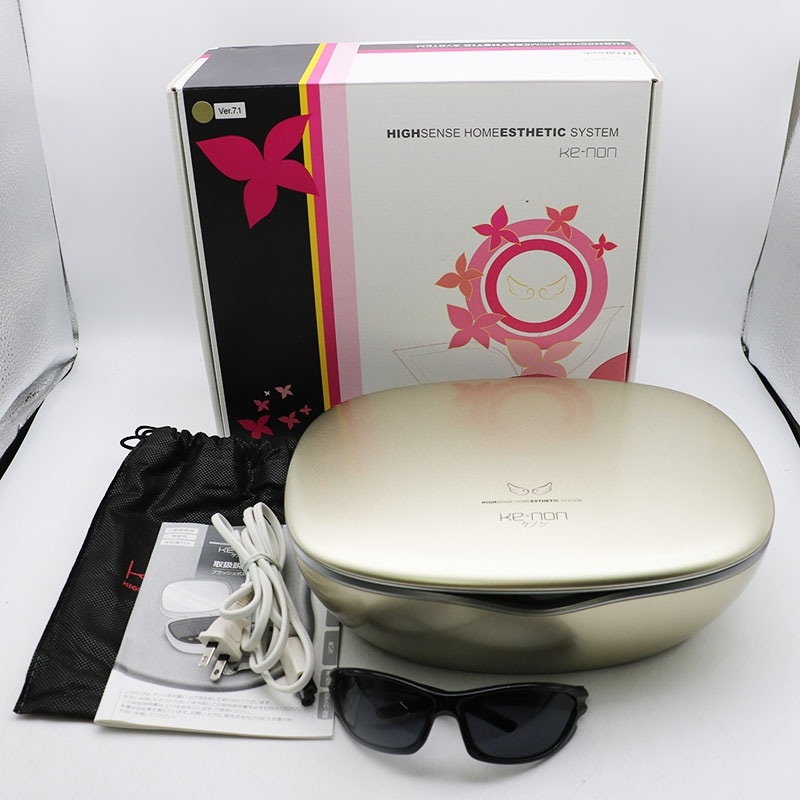 エムテック 家庭用脱毛器 ケノン（ke-non）7.1 未使用付属品あり △美品 エムテック Ke-non ケノン ver7.1 家庭用脱毛器 元箱あり