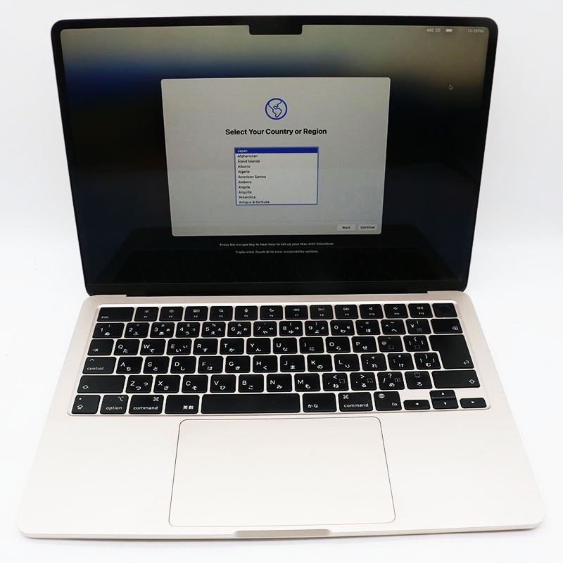 Apple MacBook Air M22022˥饤 8GB/SSD 256GB/Хåƥ꡼90% 