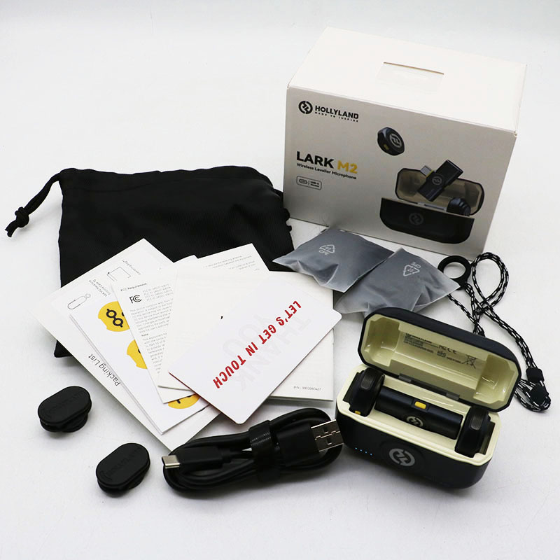 ��Hollyland LARK M2 Wireless Lavalier Microphone USB-C Version �磻��쥹�ޥ��� ��Ȣ���� �������