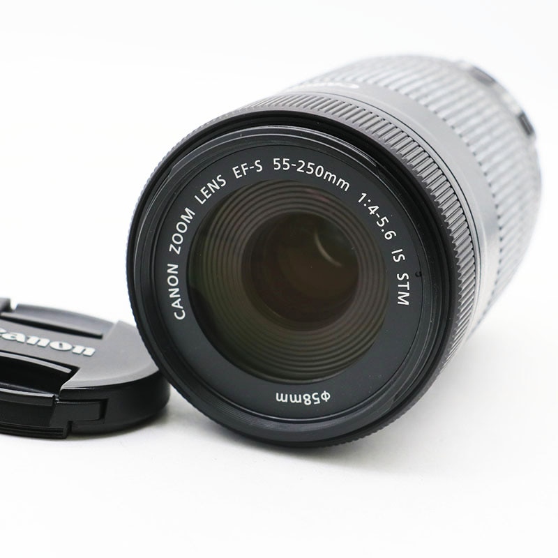 Canon Υ ZOOM LENS EF-S 55-250mm IMAGE STABILIZER MACRO 0.85m/2.8ft 14-5.6 IS STM 