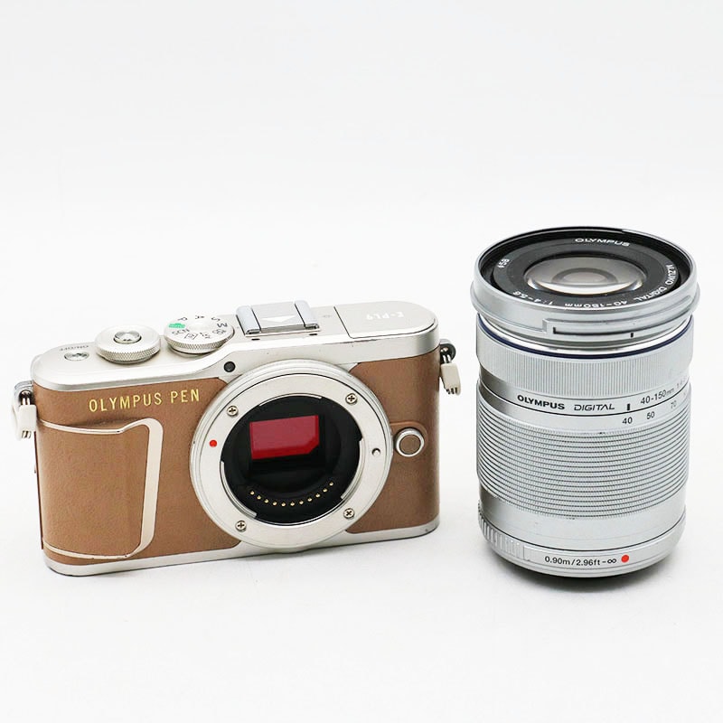 ��OLYMPUS �����ѥ� PEN E-PL9 �ܥǥ� �֥饦�� + M.ZUIKO DIGITAL ED 40-150mm F4.0-5.6 R �����ͭ