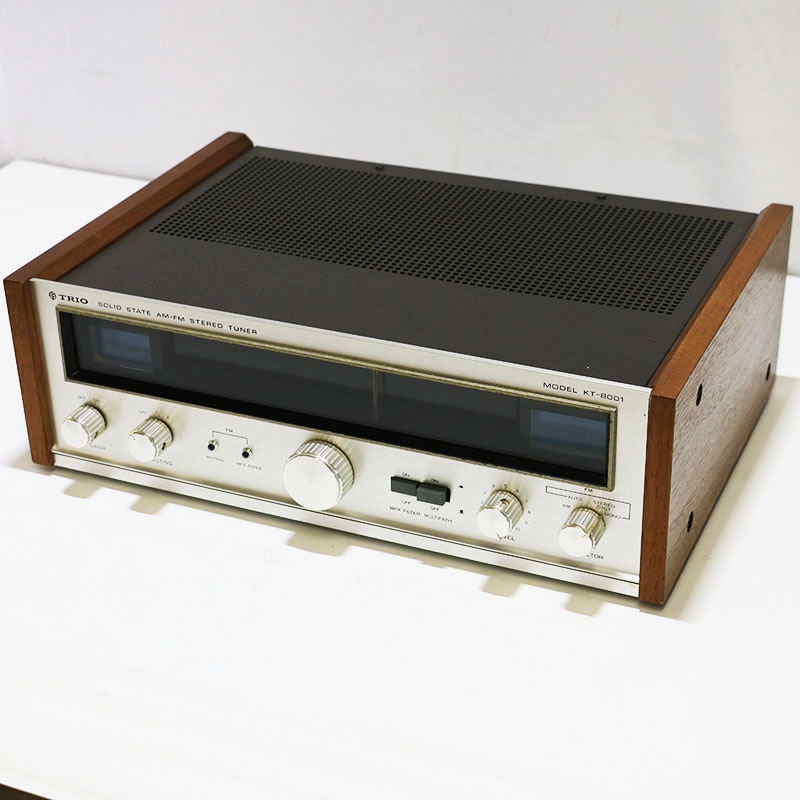 ��TRIO �ȥꥪ KT-8001 SOLID STATE AM-FM STEREO TUNER ���ƥ쥪���塼�ʡ� �������