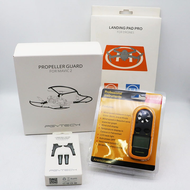 ������̤���� PGYTECH MAVIC2 �ץ��ڥ饬���ɡ����ǥ��󥰥���/ PGYTECH ���ǥ��󥰥ѥåɥץ� /Anemometer ��®�� 4�����å� 