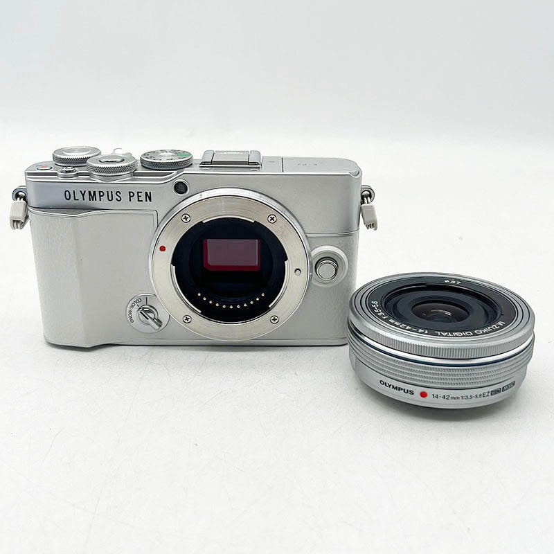 ��OLYMPUS �����ѥ� PEN E-P7 14-42mm EZ ��󥺥��å� �ۥ磻�� ���������1,060�� �������