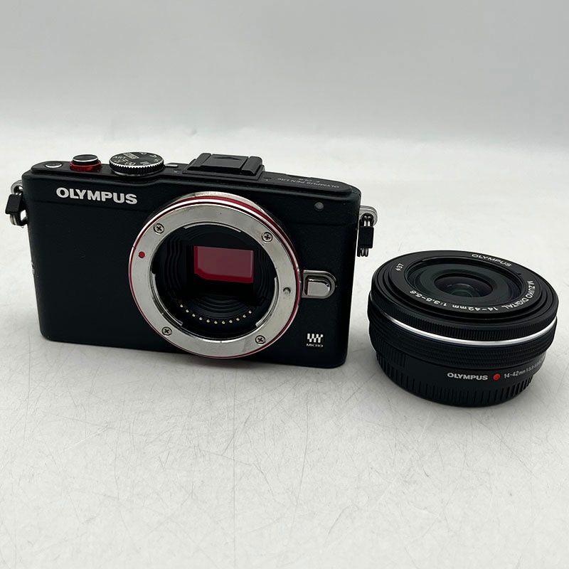 �������ѥ� OLYMPUS PEN Lite E-PL6 14-42mm EZ ��󥺥��å� �֥�å� ����å��������10216�� �����ͭ